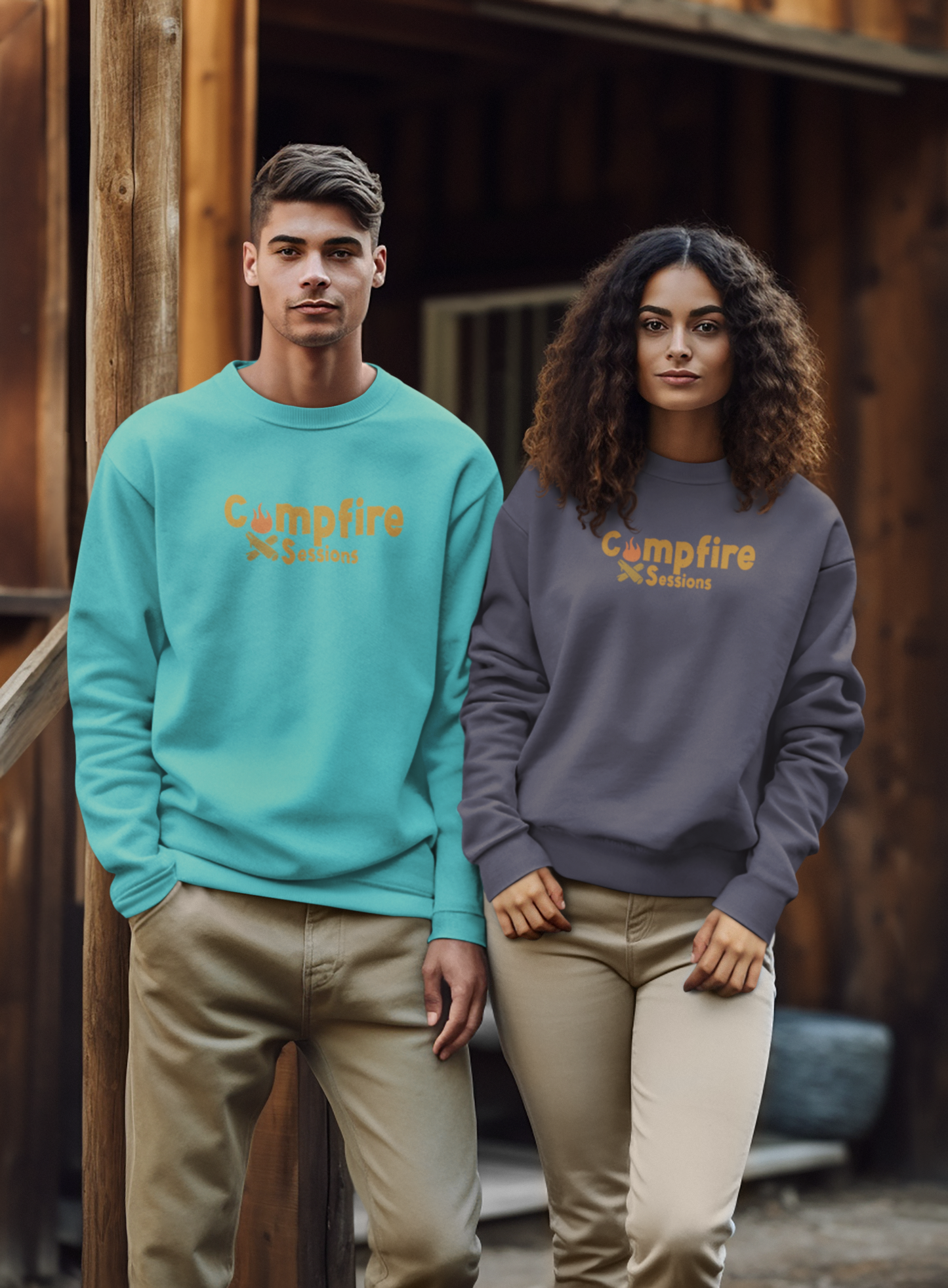 Campfire Sessions Unisex Vintage Style Sweatshirt