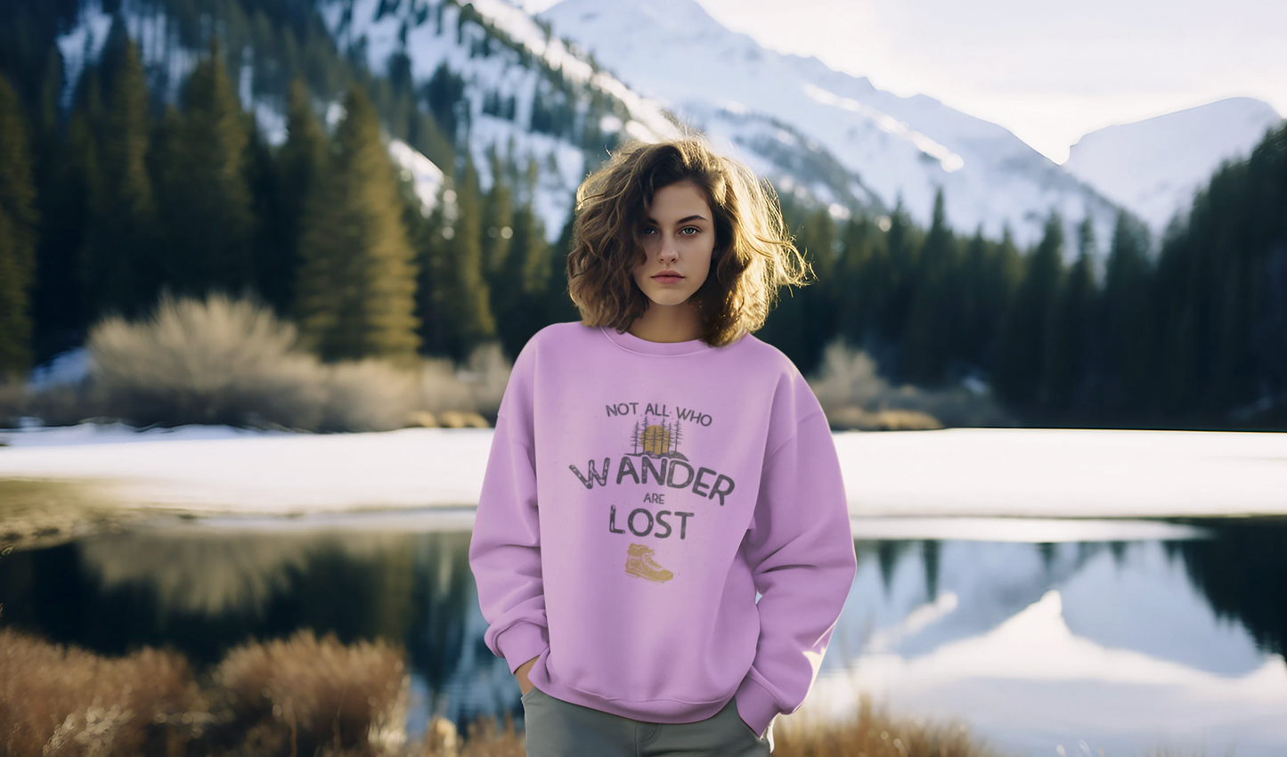 The Wanderer: Unisex Vintage Style Sweatshirt